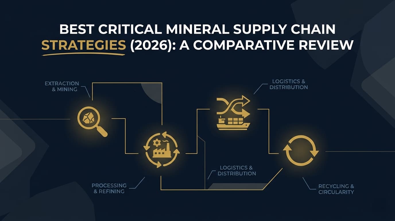 Best Critical Mineral Supply Chain Strategies (2026): A Comparative Review